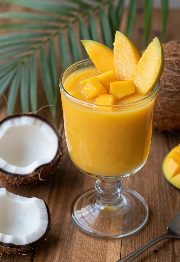 10 Coconut Oil Dessert Recipes for Light Tropical Richness 1 10 Coconut Oil Dessert Recipes for Light Tropical Richness - 1. Coconut Oil and Mango Pudding