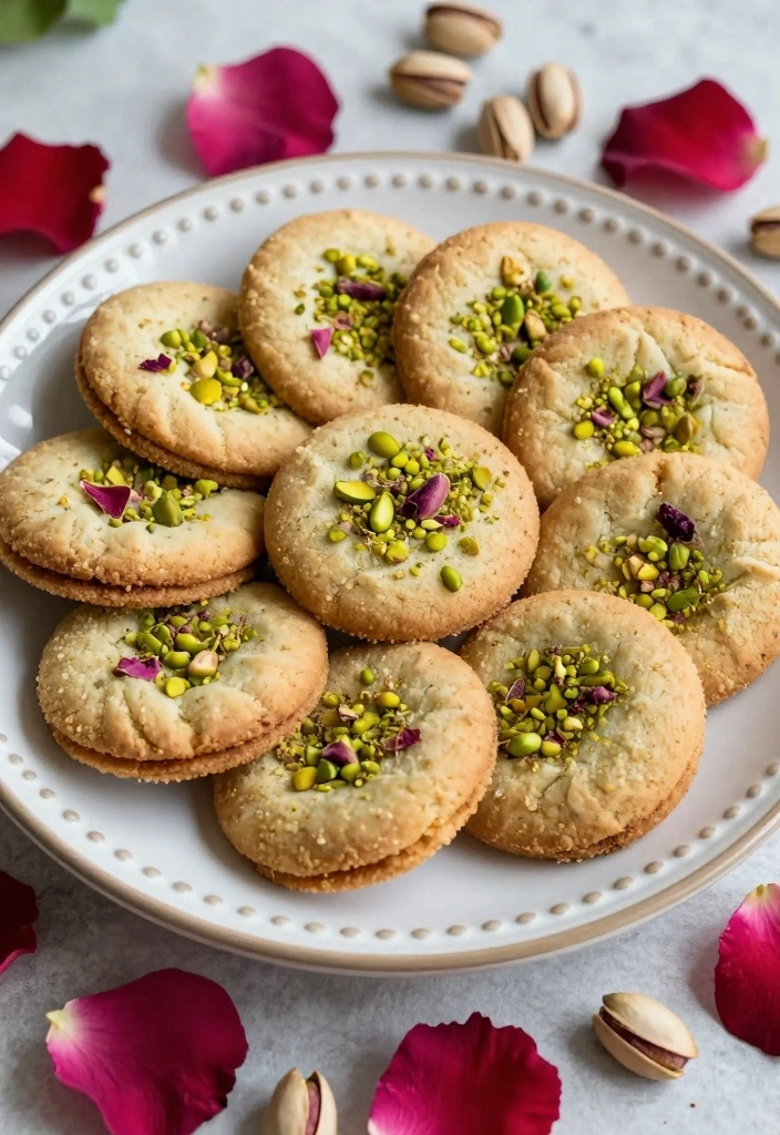 10 Complicated Cookie Recipes for Impressive Gourmet Baking 100 10 Complicated Cookie Recipes for Impressive Gourmet Baking - 10. Pistachio Rosewater Cookies