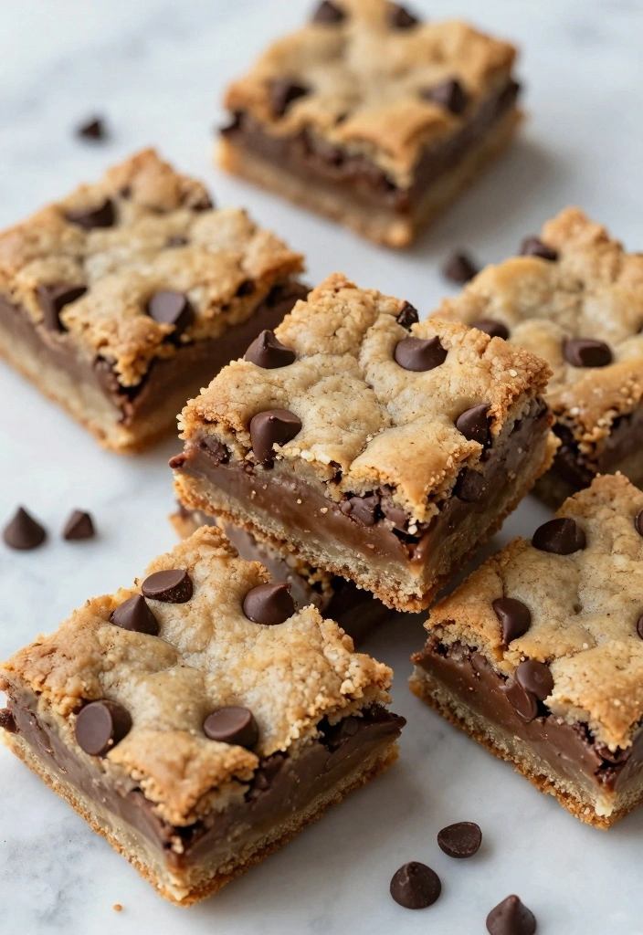 10 Complicated Cookie Recipes for Impressive Gourmet Baking 67 10 Complicated Cookie Recipes for Impressive Gourmet Baking - 7. Chocolate Chip Cookie Dough Bars