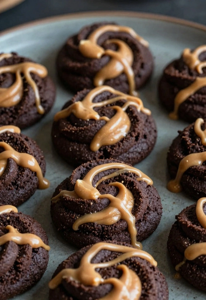 10 Cookie Brownie Recipes for Rich Fudgy Chewy Bites 23 10 Cookie Brownie Recipes for Rich Fudgy Chewy Bites - 3. Peanut Butter Swirl Brownie Cookies