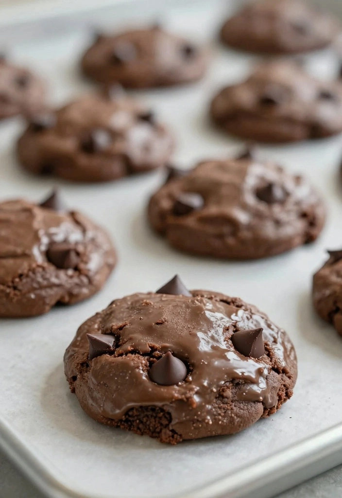 10 Cookie Brownie Recipes for Rich Fudgy Chewy Bites 34 10 Cookie Brownie Recipes for Rich Fudgy Chewy Bites - 4. Double Chocolate Chip Brownie Cookies