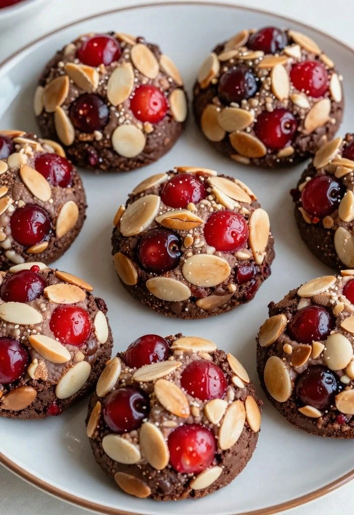 10 Cookie Brownie Recipes for Rich Fudgy Chewy Bites 89 10 Cookie Brownie Recipes for Rich Fudgy Chewy Bites - 9. Cherry Almond Brownie Cookies