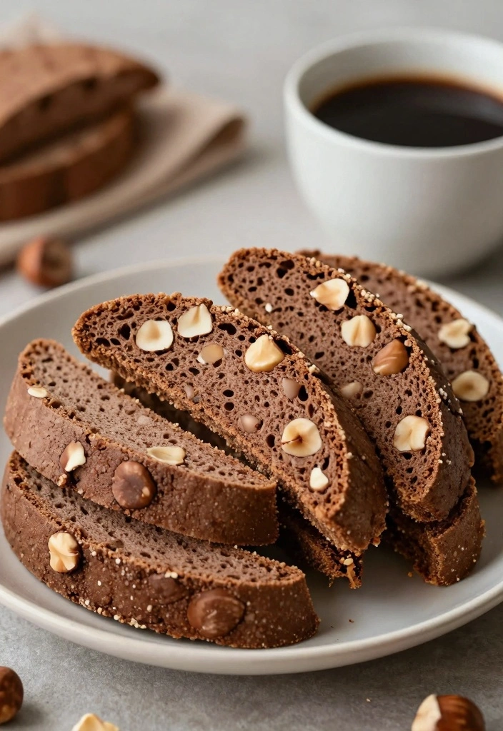 10 Crunchy Cookie Recipes for Crisp Sweet Perfect Texture 23 10 Crunchy Cookie Recipes for Crisp Sweet Perfect Texture - 3. Cocoa Hazelnut Biscotti