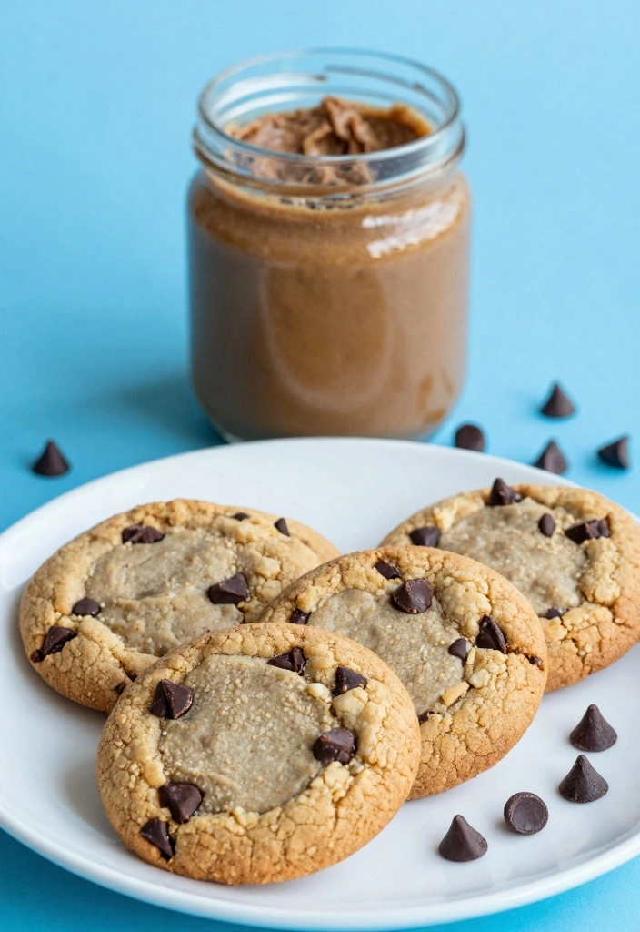 10 Crunchy Cookie Recipes for Crisp Sweet Perfect Texture 56 10 Crunchy Cookie Recipes for Crisp Sweet Perfect Texture - 6. Choco-Chip Tahini Cookies