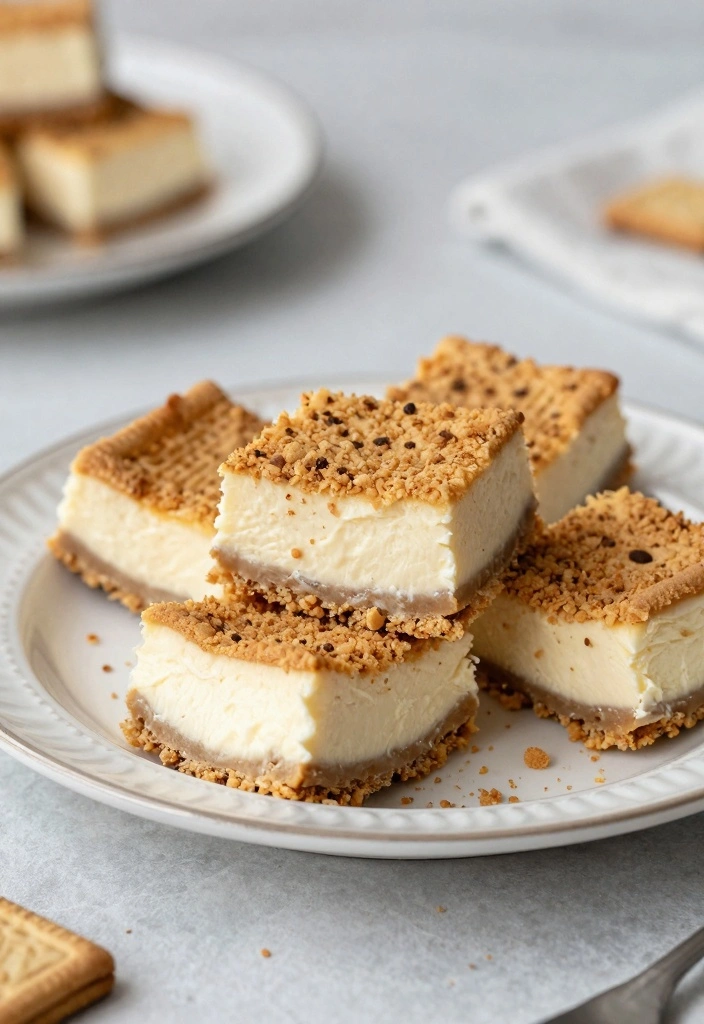 10 Crushed Cookie Recipes for Fun Creative Dessert Mix Ins 34 10 Crushed Cookie Recipes for Fun Creative Dessert Mix Ins - 4. Crushed Cookie Cheesecake Bars