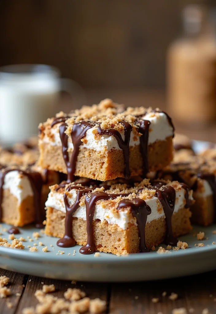 10 Crushed Cookie Recipes for Fun Creative Dessert Mix Ins 67 10 Crushed Cookie Recipes for Fun Creative Dessert Mix Ins - 7. S'mores Cookie Bars