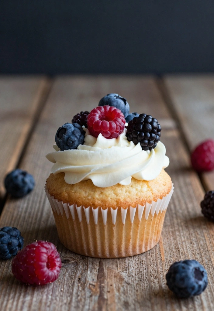 10 Cupcake Cake Recipes for Fun Easy Party Desserts 12 10 Cupcake Cake Recipes for Fun Easy Party Desserts - 2. Vanilla Bean Cupcake Cake with Fresh Berries