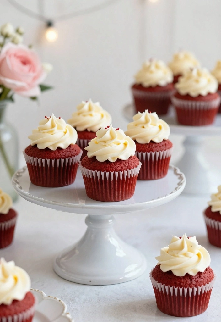 10 Cupcake Cake Recipes for Fun Easy Party Desserts 34 10 Cupcake Cake Recipes for Fun Easy Party Desserts - 4. Red Velvet Cupcake Cake with Cream Cheese Frosting