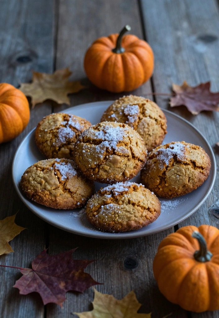 10 DIY Spooky Cookie Recipes for Cute Halloween Treats 12 10 DIY Spooky Cookie Recipes for Cute Halloween Treats - 2. Pumpkin Spice Snickerdoodles