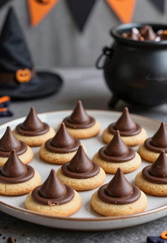 10 DIY Spooky Cookie Recipes for Cute Halloween Treats 45 10 DIY Spooky Cookie Recipes for Cute Halloween Treats - 5. Witch Hat Cookies