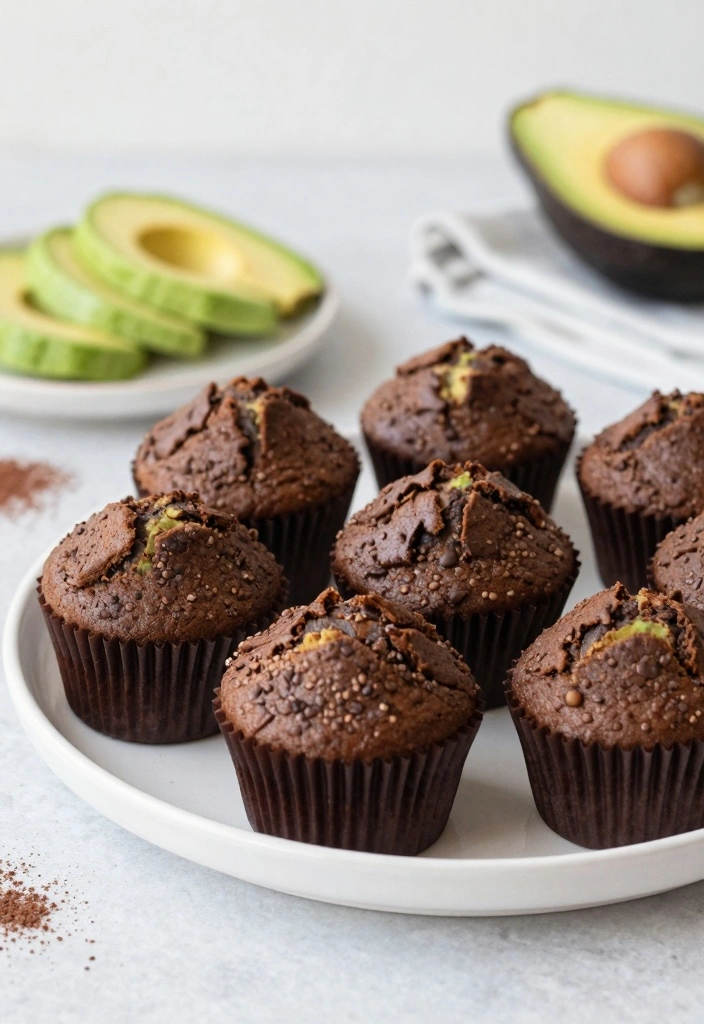 10 Dairy Free Baking Recipes for Light Sweet Allergy Friendly Treats 23 10 Dairy Free Baking Recipes for Light Sweet Allergy Friendly Treats - 3. Chocolate Avocado Muffins
