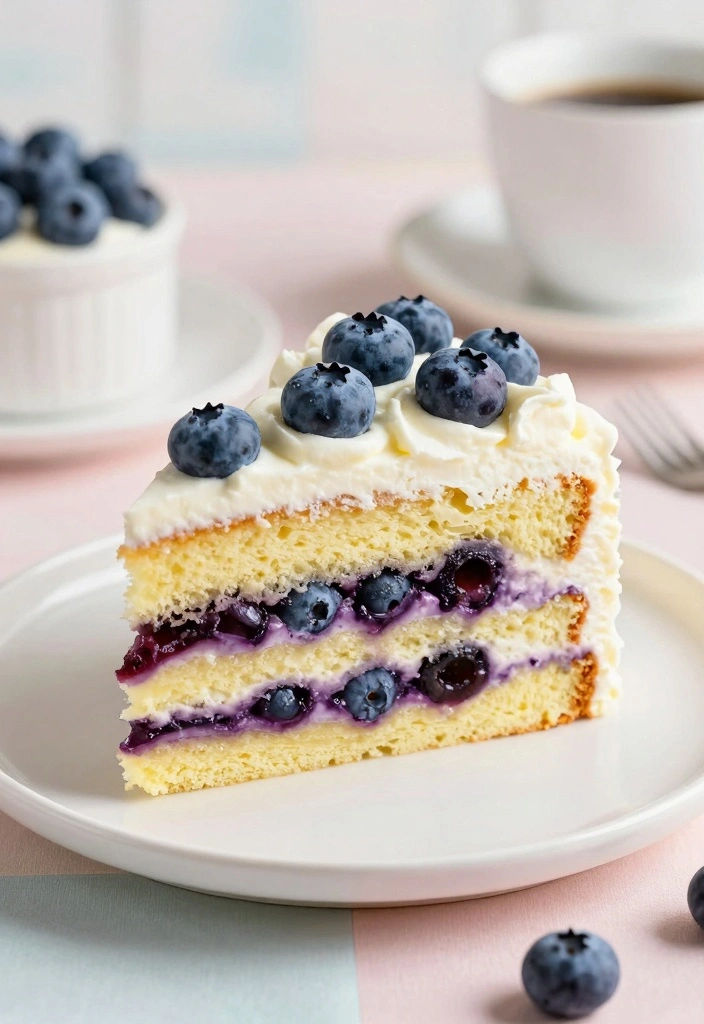 10 Filled Cake Recipes for Creamy Flavorful Layers 12 10 Filled Cake Recipes for Creamy Flavorful Layers - 2. Lemon Blueberry Cream Layer Cake