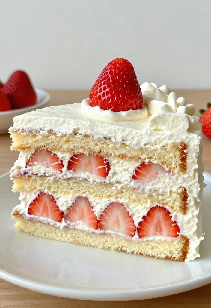 10 Filled Cake Recipes for Creamy Flavorful Layers 45 10 Filled Cake Recipes for Creamy Flavorful Layers - 5. Strawberry Shortcake Layer Cake