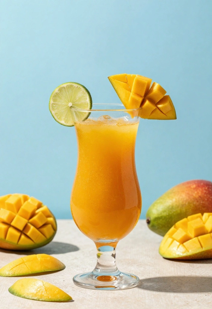 10 Frozen Cocktail Recipes for Cool Refreshing Summer Sips 1 10 Frozen Cocktail Recipes for Cool Refreshing Summer Sips - 1. Tropical Mango Madness