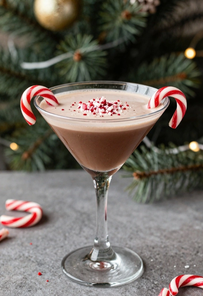 10 Holiday Cocktail Recipes for Festive Cheerful Celebrations - 3. Peppermint Mocha Martini