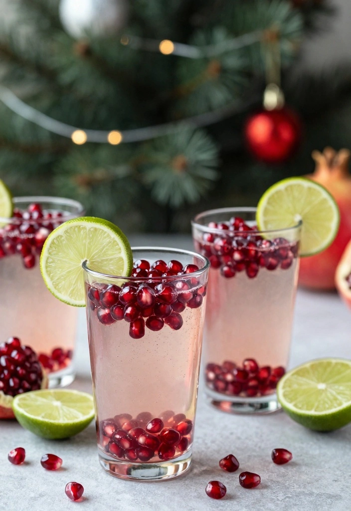 10 Holiday Cocktail Recipes for Festive Cheerful Celebrations - 6. Pomegranate Fizz