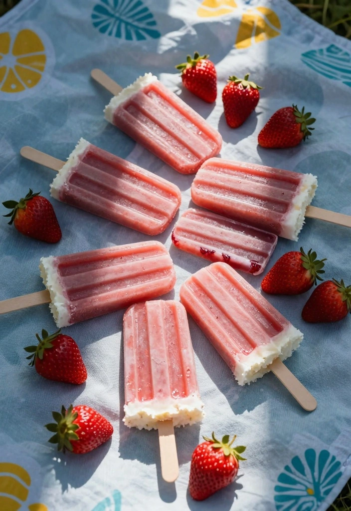 10 Low Carb Baking Recipes for Delicious Low Sugar Desserts 100 10 Low Carb Baking Recipes for Delicious Low Sugar Desserts - 10. Strawberry Coconut Popsicles