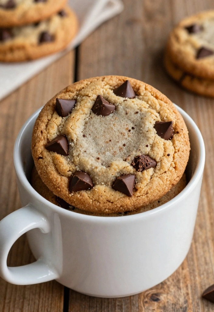 10 Microwave Baking Recipes for Fast Easy Single Serve Treats 1 10 Microwave Baking Recipes for Fast Easy Single Serve Treats - 1. Chocolate Chip Mug Cookie