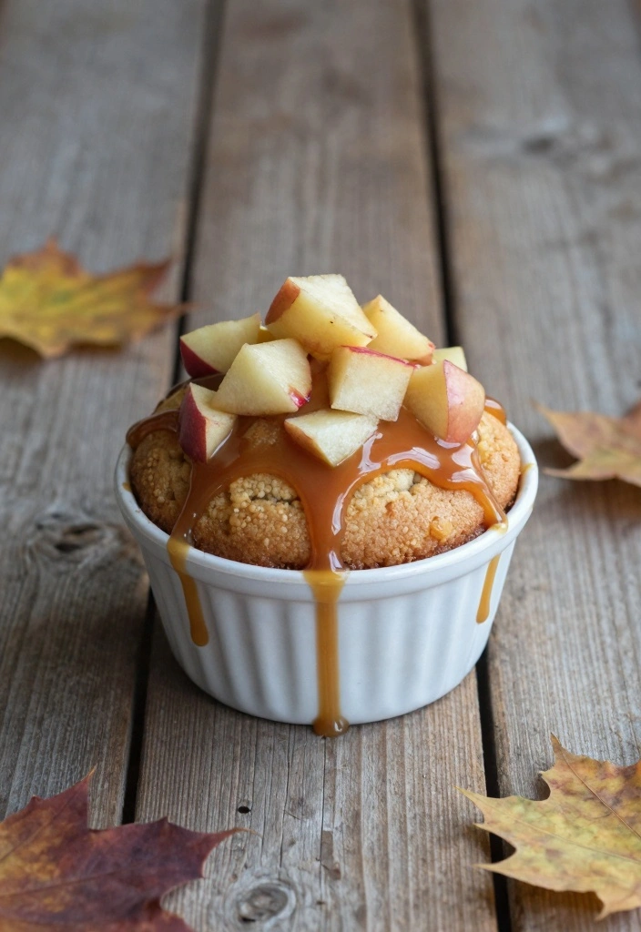 10 Microwave Baking Recipes for Fast Easy Single Serve Treats 56 10 Microwave Baking Recipes for Fast Easy Single Serve Treats - 6. Caramel Apple Mug Cake