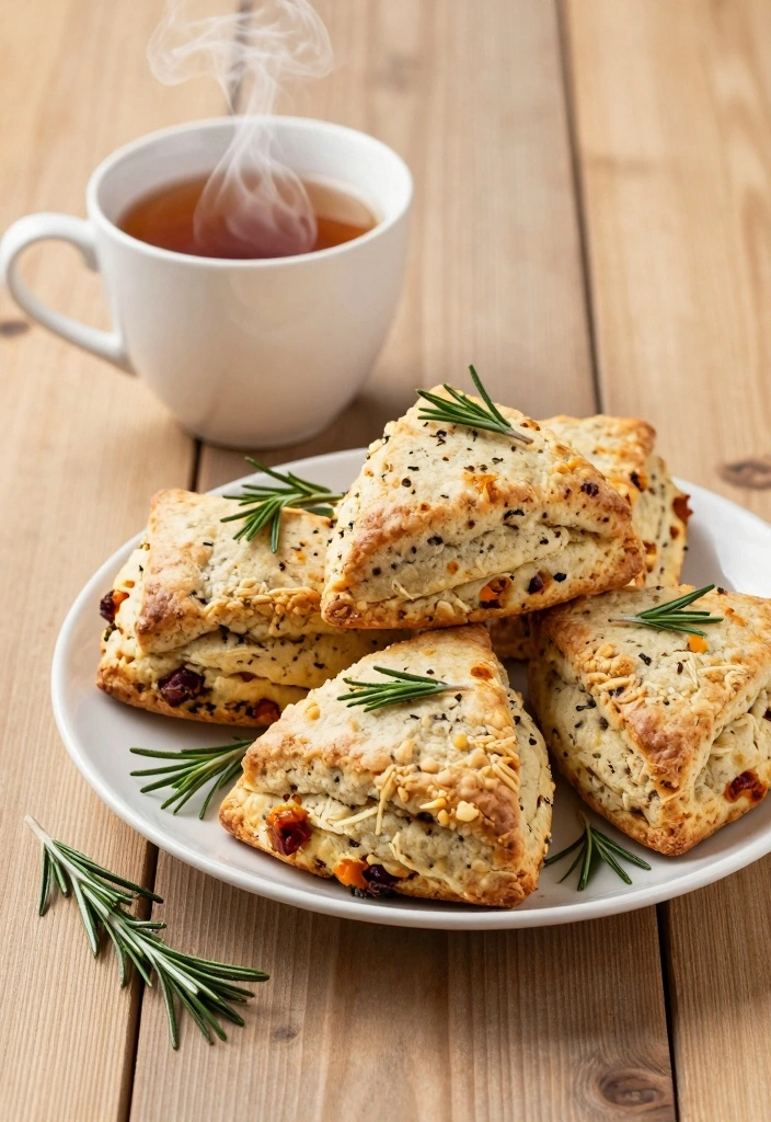 10 Orange Baking Recipes for Bright Citrus Fresh Bakes 67 10 Orange Baking Recipes for Bright Citrus Fresh Bakes - 7. Spicy Orange Rosemary Scones