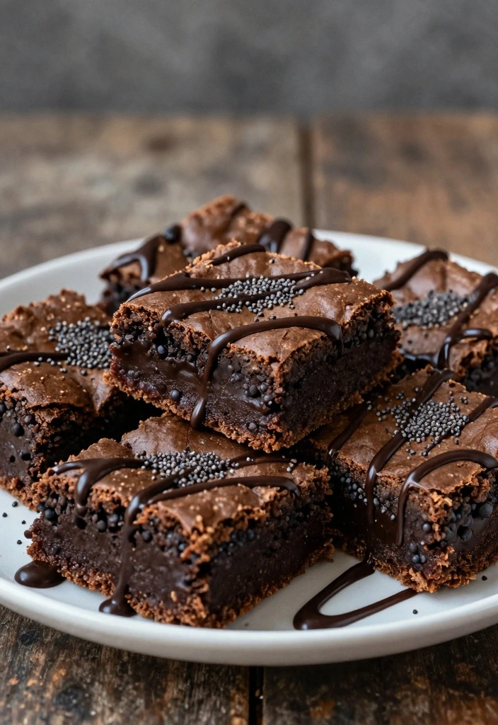 10 Poppy Seed Dessert Recipes for Nutty Sweet Delicate Flavor 45 10 Poppy Seed Dessert Recipes for Nutty Sweet Delicate Flavor - 5. Poppy Seed Brownies