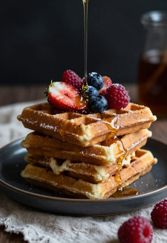 10 Protein Powder Baking Recipes for High Protein Sweet Snacks 78 10 Protein Powder Baking Recipes for High Protein Sweet Snacks - 8. Coconut Flour Protein Waffles