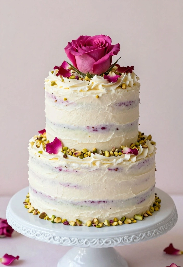 10 Rose Dessert Recipes for Floral Sweet Elegant Flavor 1 10 Rose Dessert Recipes for Floral Sweet Elegant Flavor - 1. Rose Water Pistachio Cake