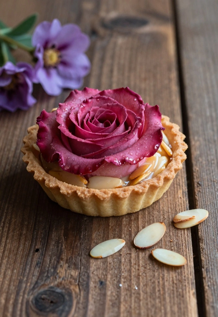 10 Rose Dessert Recipes for Floral Sweet Elegant Flavor 89 10 Rose Dessert Recipes for Floral Sweet Elegant Flavor - 9. Rose Almond Tart