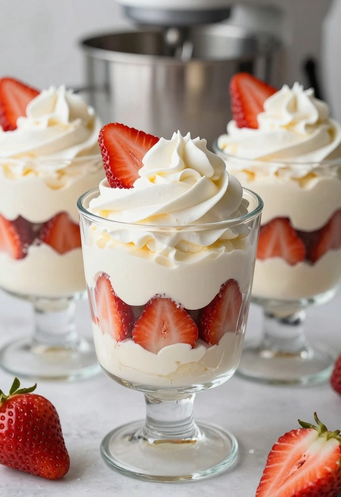 10 Stand Mixer Dessert Recipes for Easy Mixed Perfect Desserts 67 10 Stand Mixer Dessert Recipes for Easy Mixed Perfect Desserts - 7. Strawberry Shortcake Parfaits