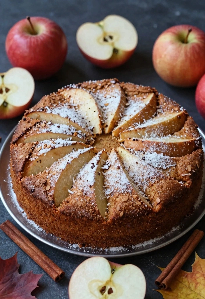 10 Thanksgiving Cake Recipes for Warm Seasonal Spice 12 10 Thanksgiving Cake Recipes for Warm Seasonal Spice - 2. Almond Flour Apple Cinnamon Cake