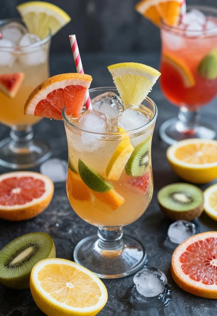 12 Tropical Cocktail Recipes for Bright Sweet Vacation Vibes 67 12 Tropical Cocktail Recipes for Bright Sweet Vacation Vibes - 7. Tropical Fruit Punch
