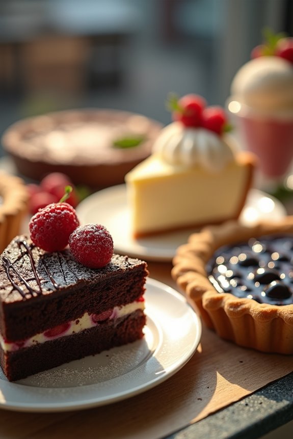 american desserts cakes pies ice cream
