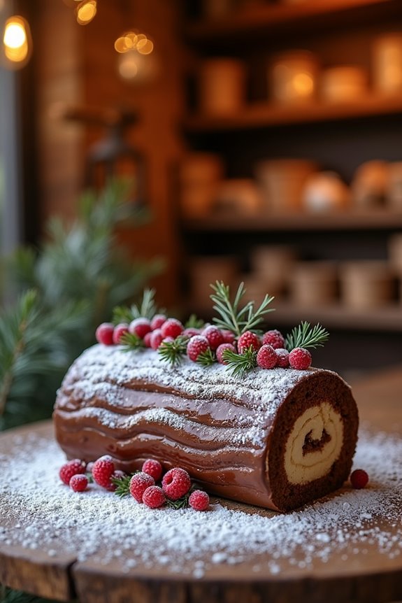 artisan yule logs across colorado bakeries