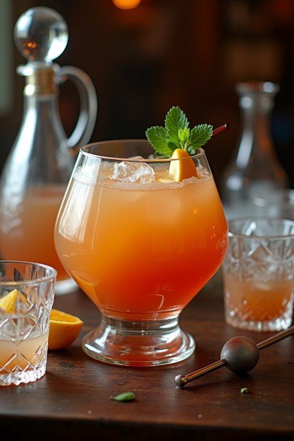 big batch rye manhattan with luxardo