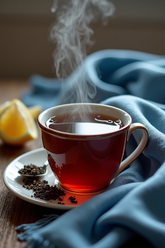 black tea aids cold relief