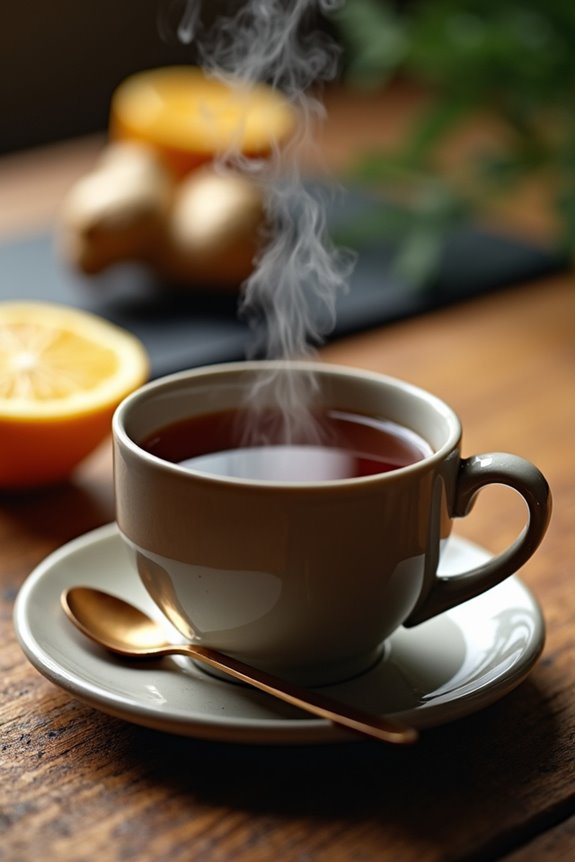 black tea strong antiviral throat relief