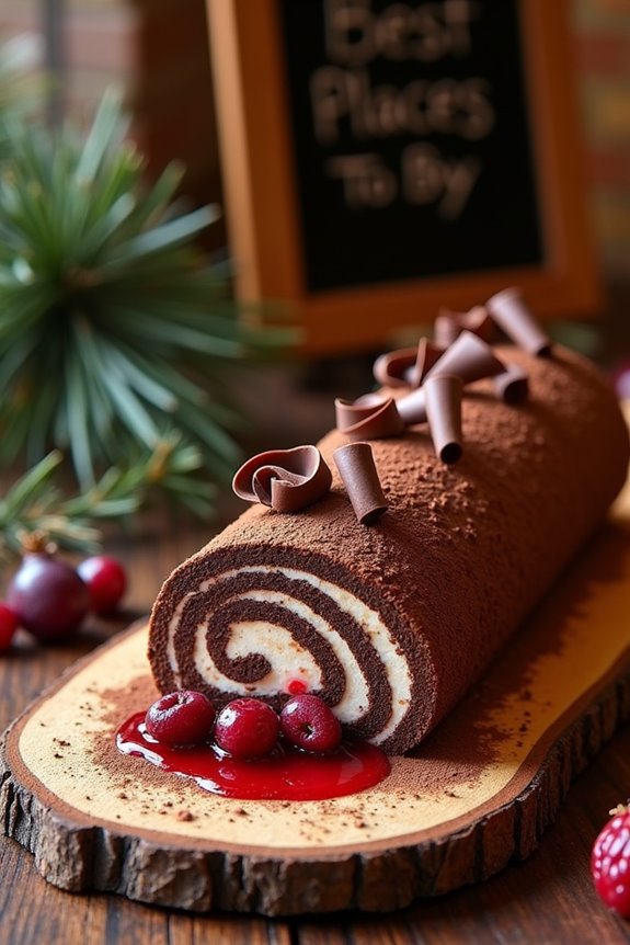 bonbonerie and georges yule logs