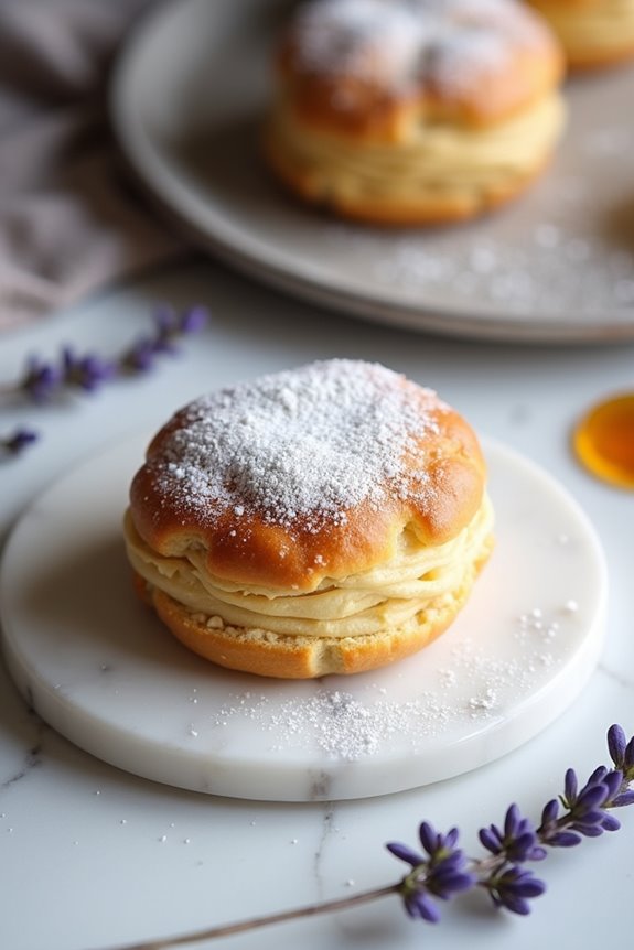 browned butter financiers with almond flour