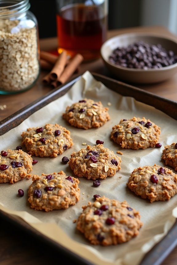 chocolate chips nuts dried fruit spices