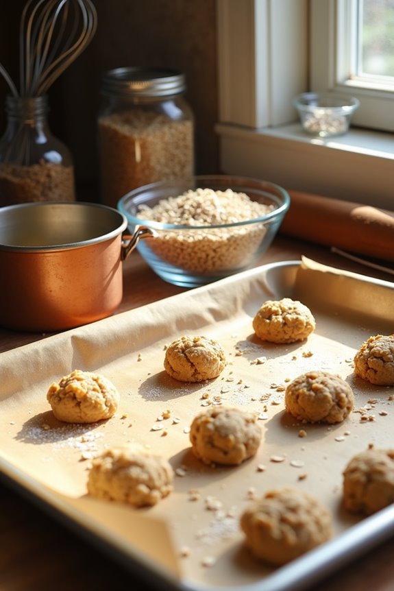 cook oats before baking for smoother dough