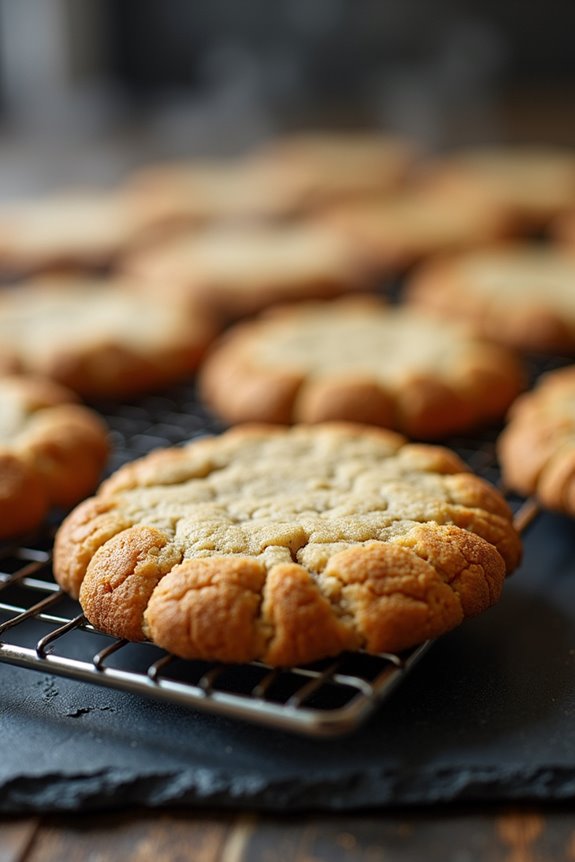 dense chewy centers crispy edges