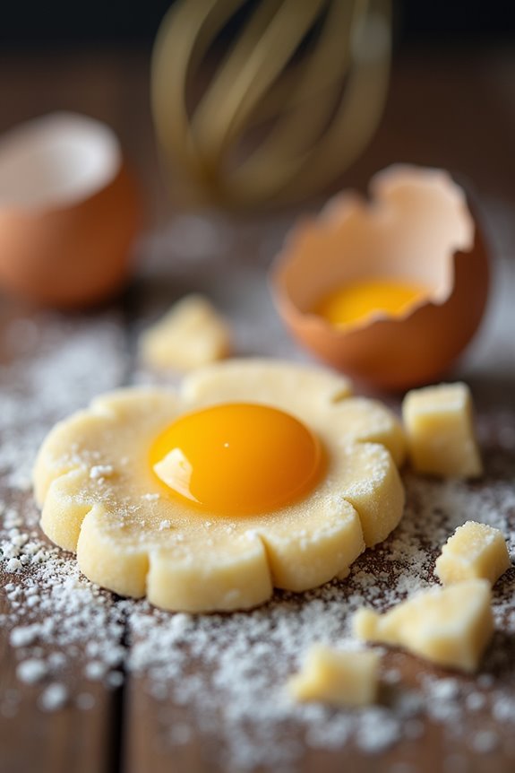 eggs bind hydrate emulsify dough
