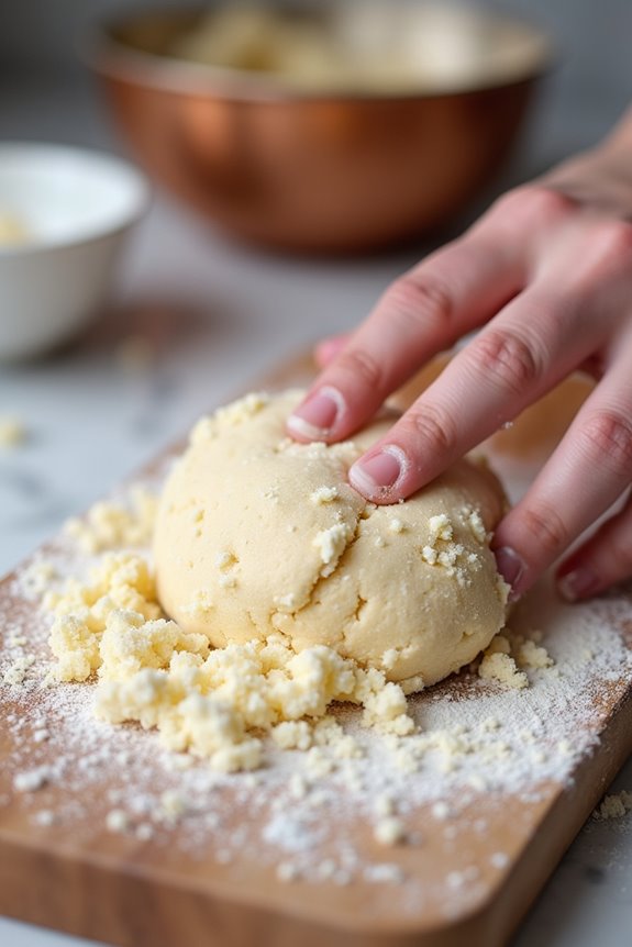 gentle hand knead to restore texture