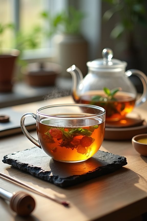 ginger peppermint hibiscus chamomile fasting