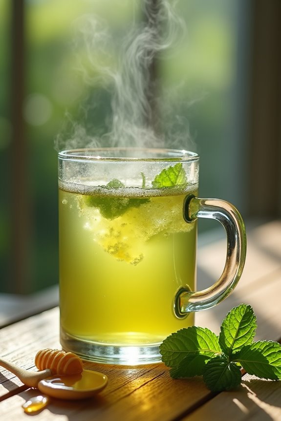 green tea honey lemon immunity synergy