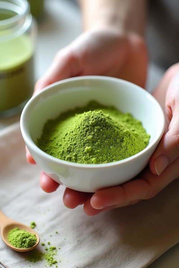 half to full teaspoon matcha guidance