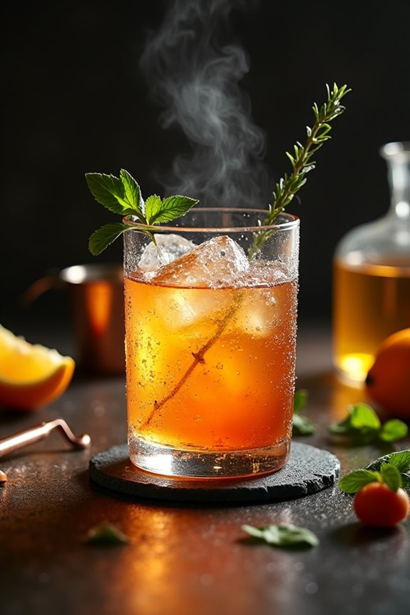 hot vinegar infusion with fruit extract