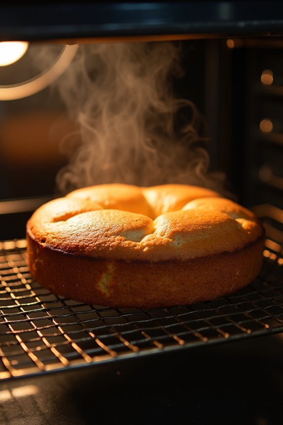 keep oven door closed early
