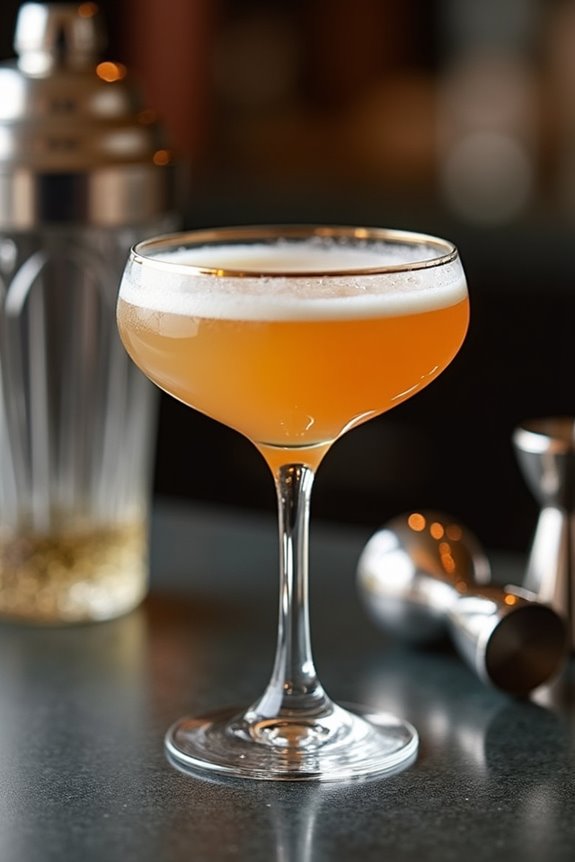 layered butterscotch irish cream presentation