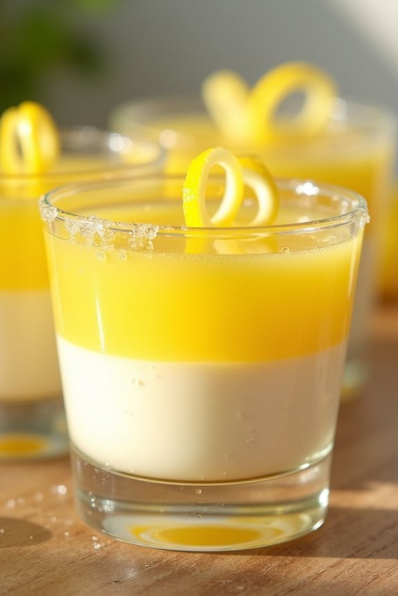 lemon cream layers alternating cookies